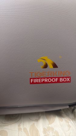 Tiger king Fireproof Box
