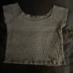 Grey Forever 21 Short Sleeve