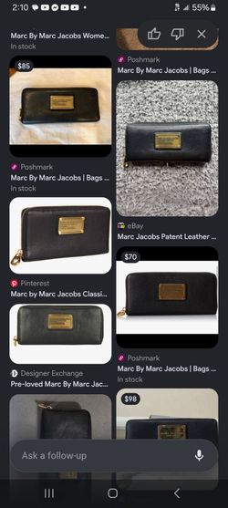 Designer wallet purse Marc Jacob's