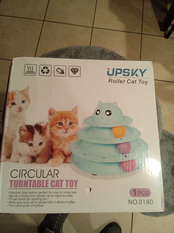 Cat Home And Toy