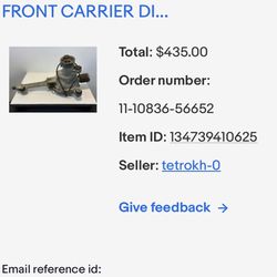 2018-2020 3.31 ratio Ford F150 Front Carrier Differential 