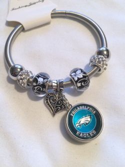 Philadelphia Eagles Charm Bracelet