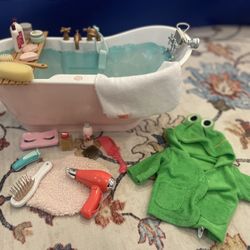 Our Generation Doll Bathtub /spa Set 