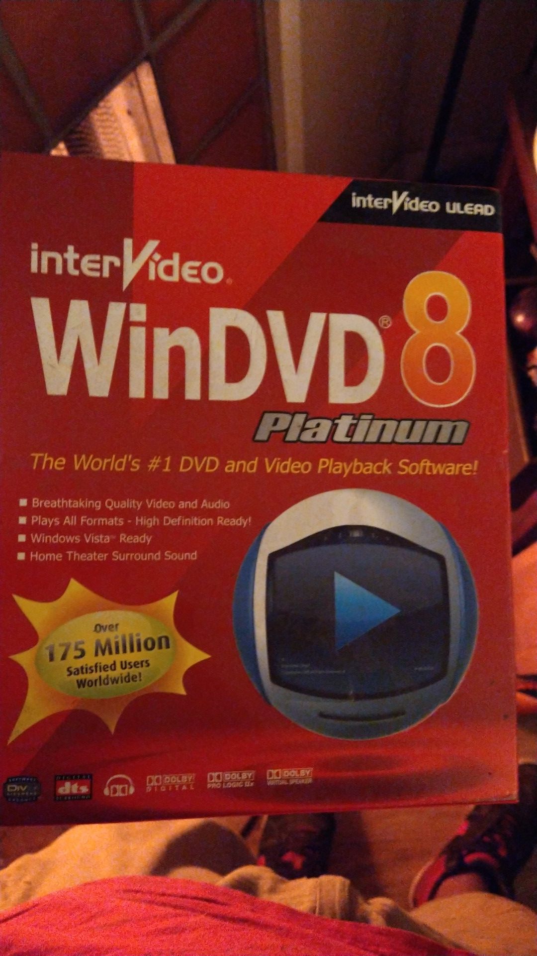 Brand new unopened win dvd 8 platinum from intetvideo