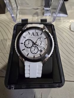 Armani Exchange Chronograph White Dial AX1225 Men's Watch