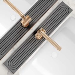 NEW -Stone Faucet Mat  Quick Dry Sink Splash Guard