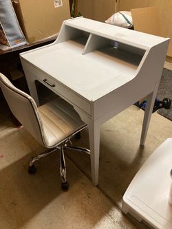 Desk and chair