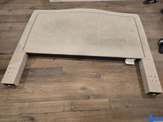 Upholstered Headboard with Nailhead Trim