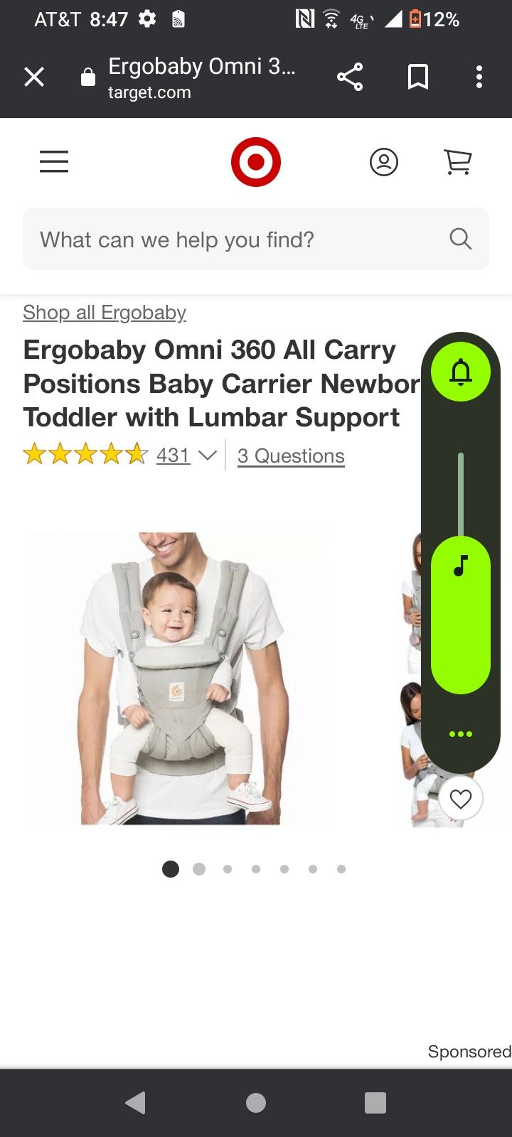 Ergo Omni 360  All position Baby Carrier