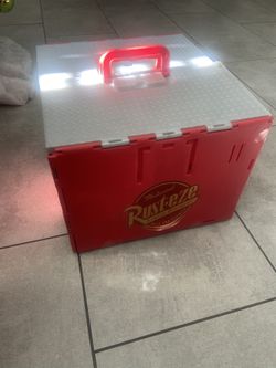 Mc Queen Cars Box With Wheels 