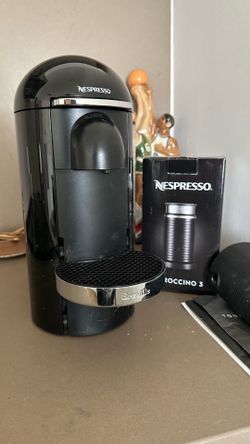 Nespresso VertuoPlus Deluxe Coffee And Espresso Machine Nespresso Aeroccino 3 milk frother