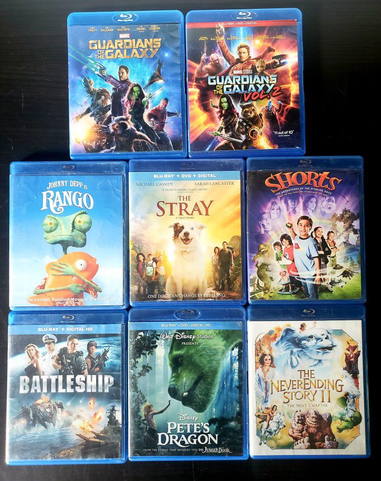 Kids Blu-Ray Collection, Excellent Condition 