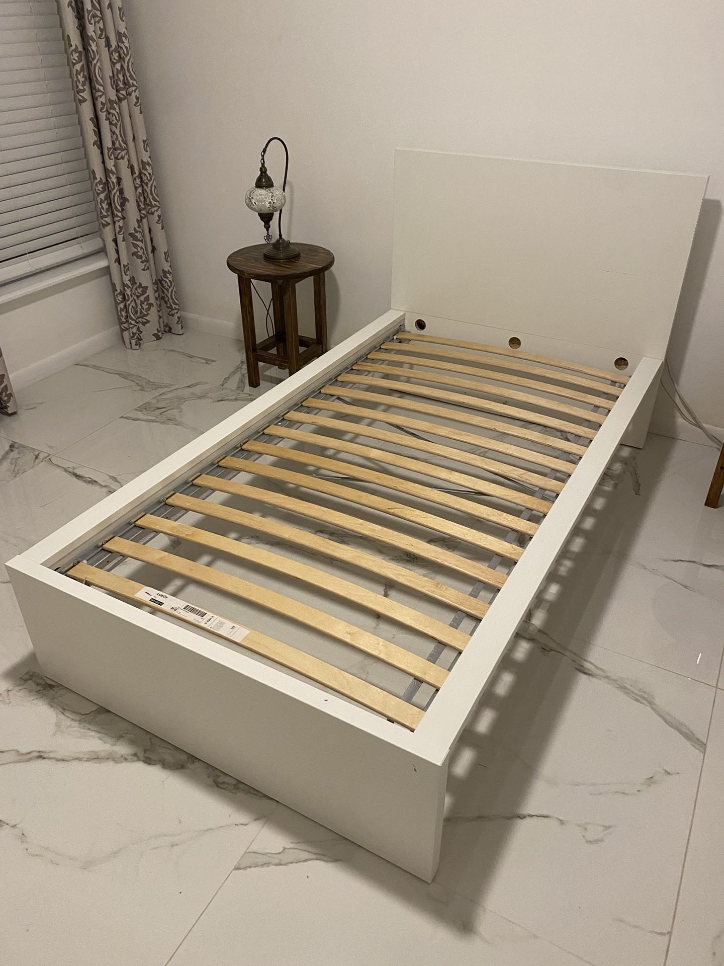 Foam Twin Mattress with Bed Frame & Headboard