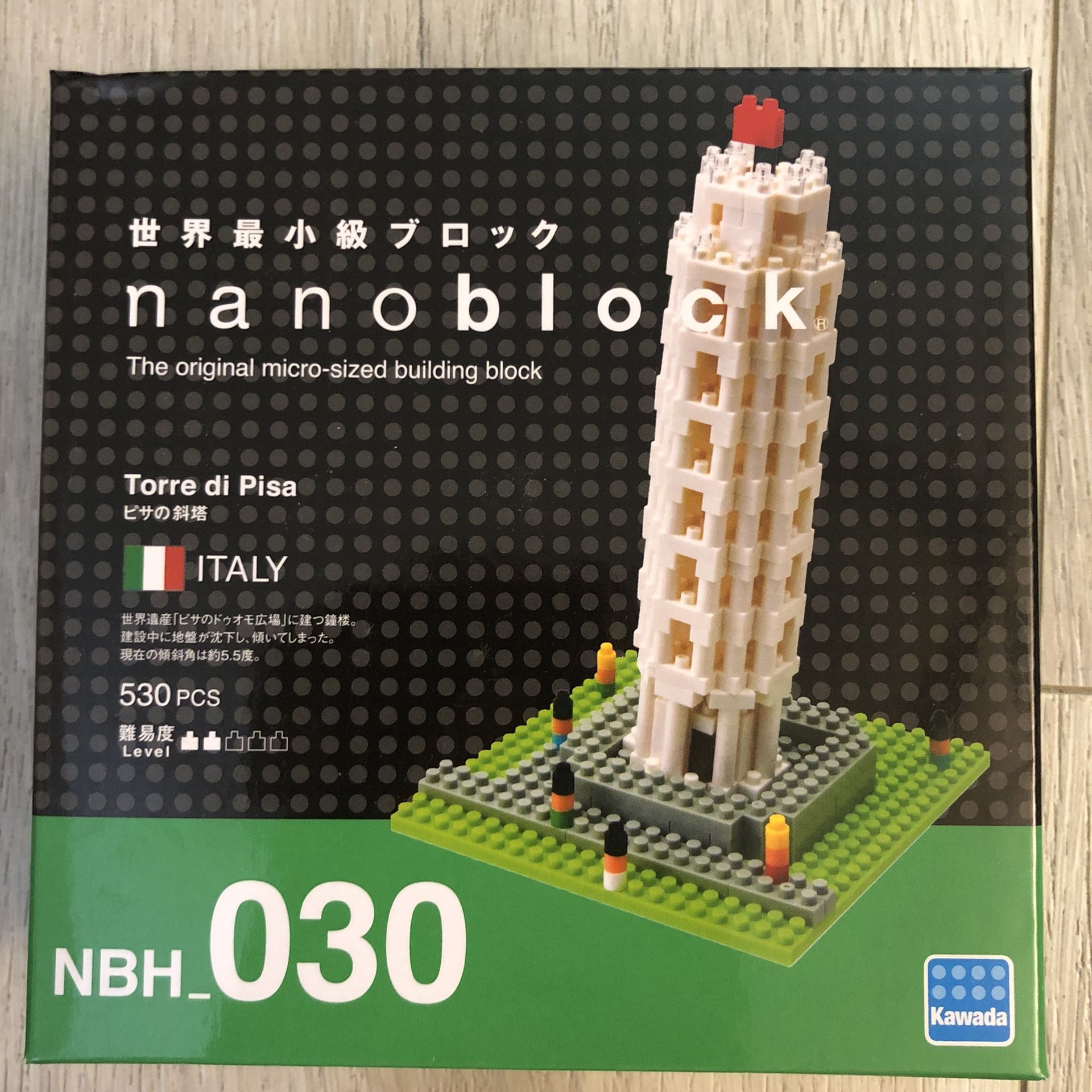 Nanoblock Torre Di Pisa Italy 🇮🇹 NBH_030 Micro Size Legos