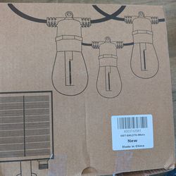 Outdoor patio lights solar power r
