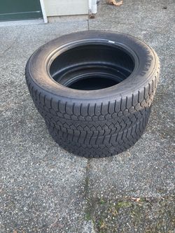 2 used 245/55R18 Goodyear tires