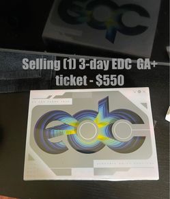 3-day GA+ EDC ticket