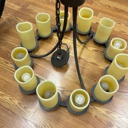 Dakota 12-Light Ring Chandelier (Tall)