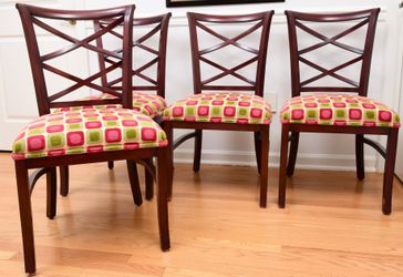 Duralee Fine Furniture X-back Dining Chairs - 4 Chairs