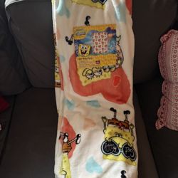 spongebob valentine’s day blanket 