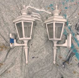 Exterior Entry Light Fixtures - Outdoor Sconces - Used