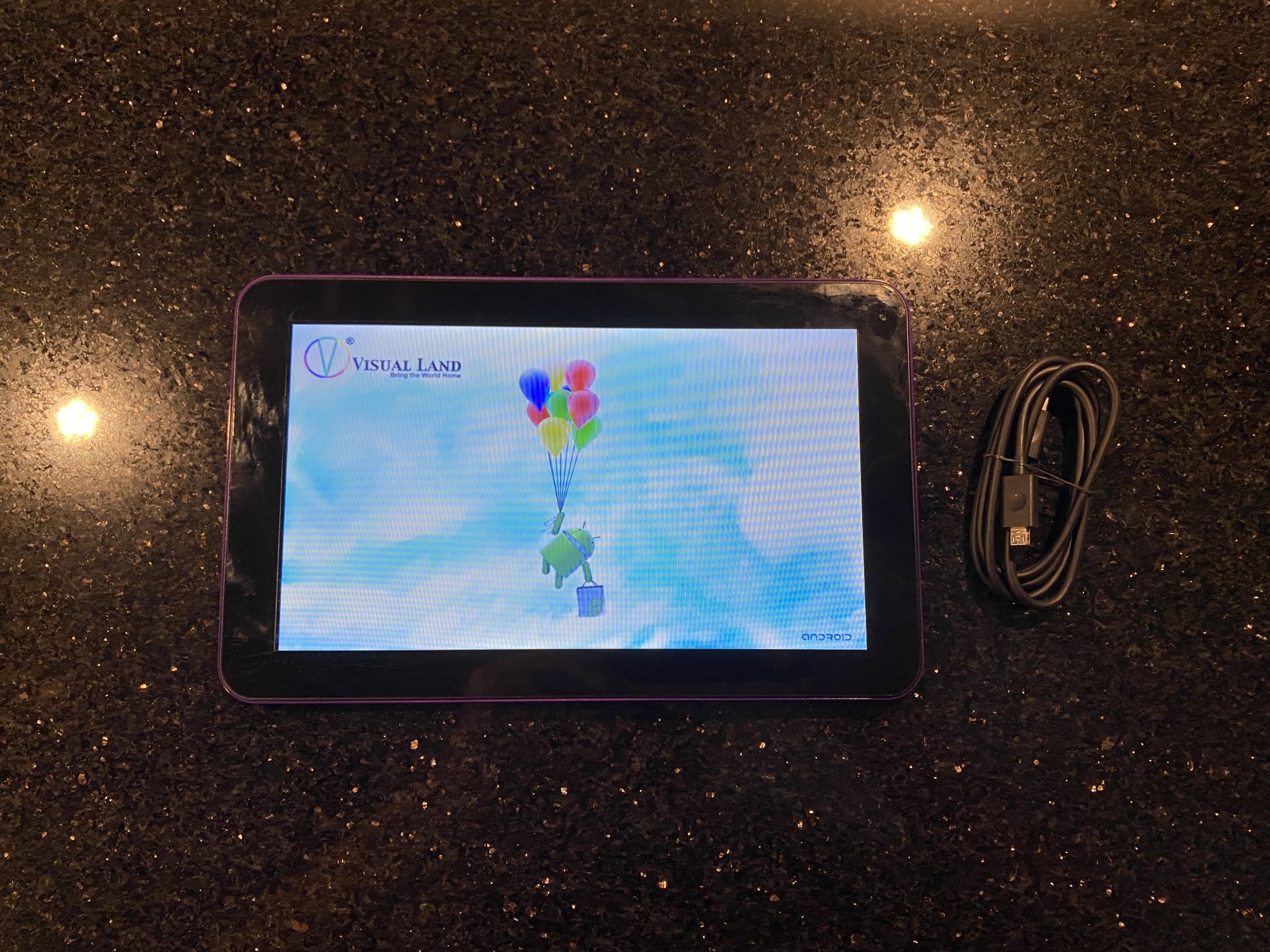 Vintage Visual Land Wireless 9” Tablet with Android OS 8GB Model VL-109 Purple