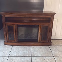 fireplace  TV stand