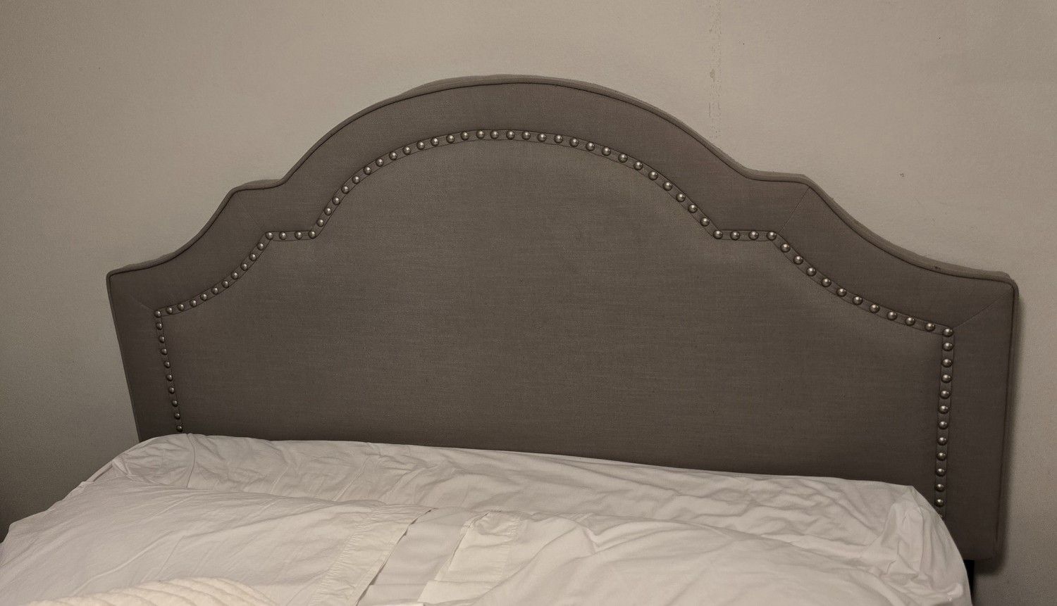 Queen Size Gray Headboard