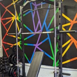 Smith Machines, Power Cages, Squat Racks, Half Racks, Benches, Dumbbells, Weights 