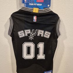 New, Pets First Licensed NBA Jersey, San Antonio Spurs,  Large 