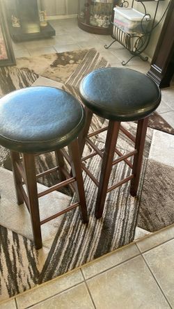Bar Stools Nice Condition 2 For $20— Size Hight 30” Inches 