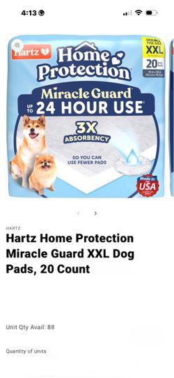 Hartz Home Protection Miracle Guard XXL Dog Pads 20ct