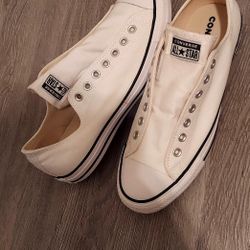 Converse Chuck Taylor White Slip Ons