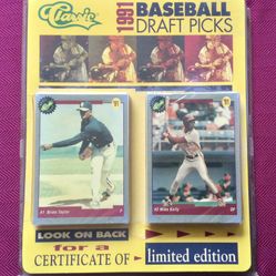 1991 Classic Brand Baseball Cards