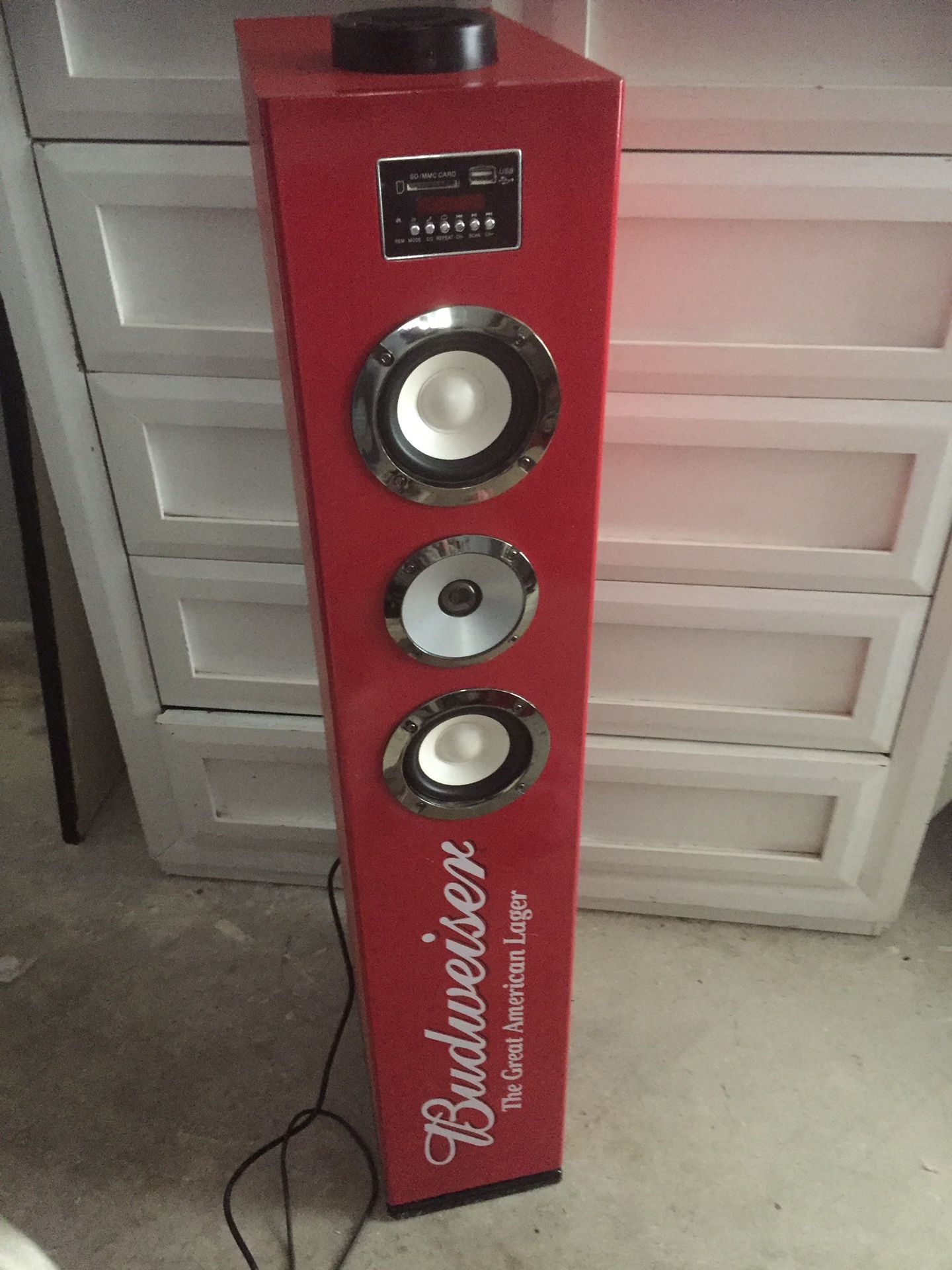 Budweiser Speaker Tower