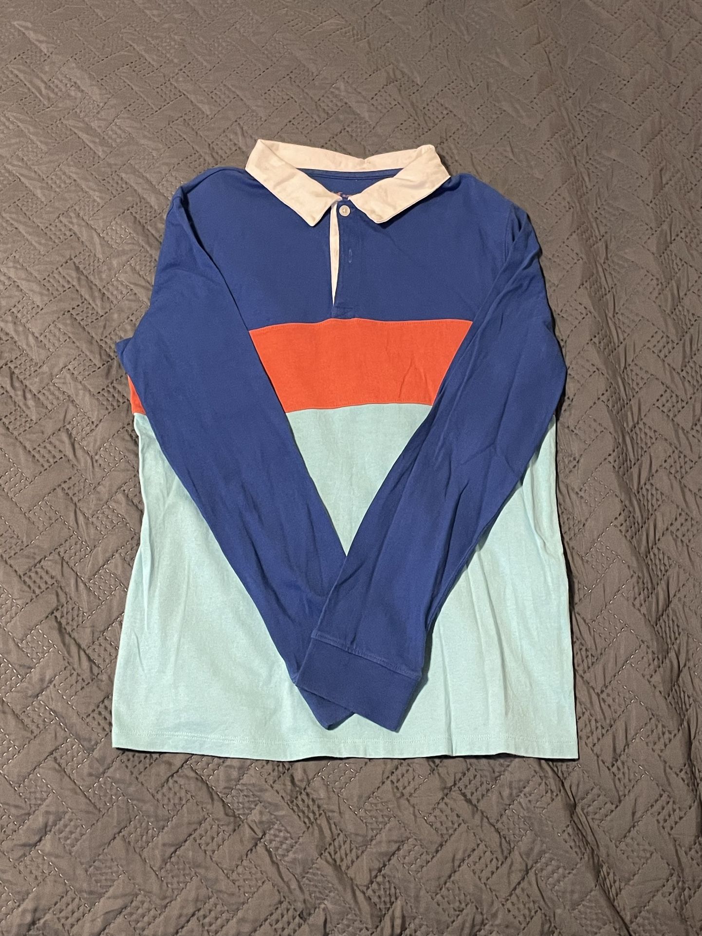 Cat & Jack Blue and White Polo Shirt