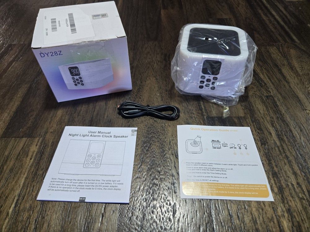 New Night Light Bluetooth Speaker