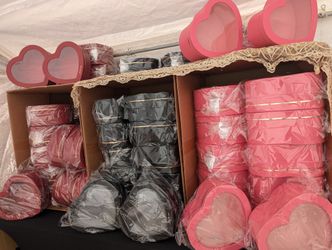 Set De 2 Cajas de  corazon Disponible 