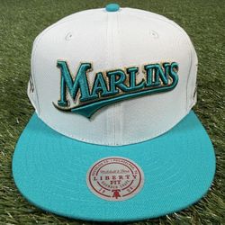 New Florida Marlins Retro SnapBack Baseball Hat Cap 