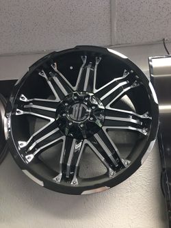 20" offroad wheels on special includes mud tires