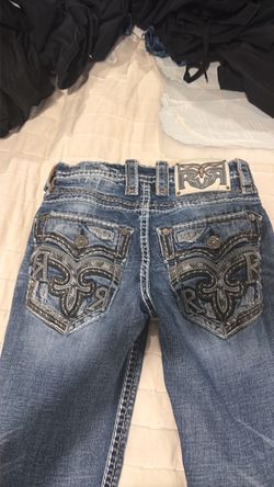 Rock revival blue pants