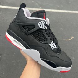 Jordan 4 Bred Reimagined (Size 5.5Y, 6Y, 6.5Y, 7Y, 8, 8.5, 10.5, 11, 11.5)