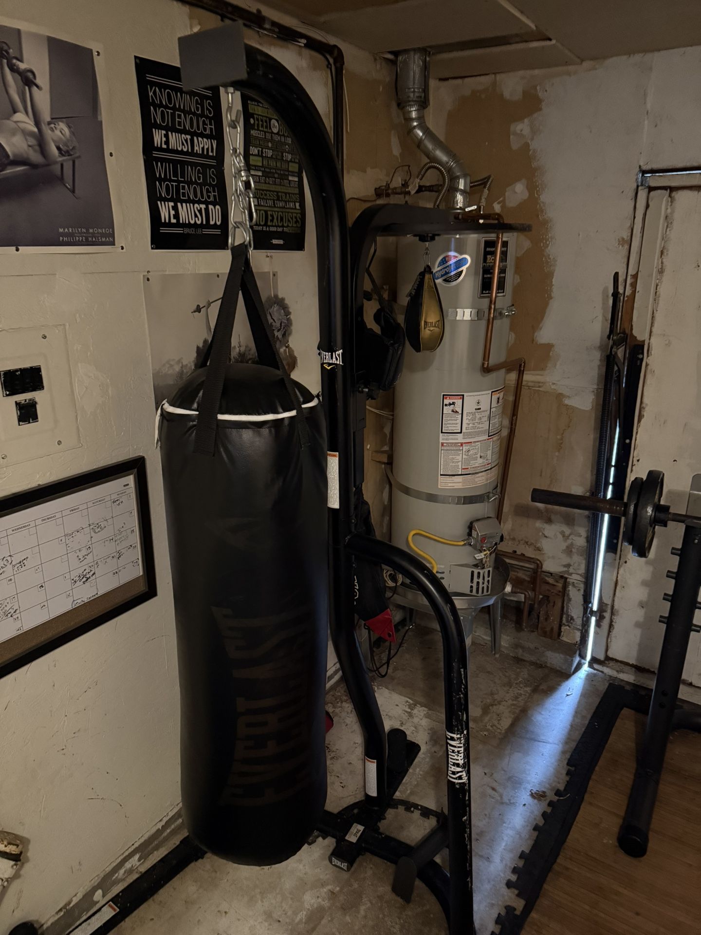 Punching Bag Speed Bag And Bench