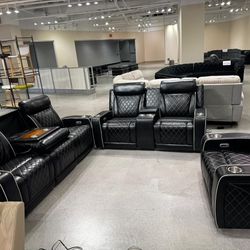 SALE💥Power Recliner Sofa Set with LED💥Order Now