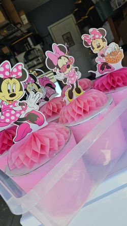 Centros de mesa minnie mouse