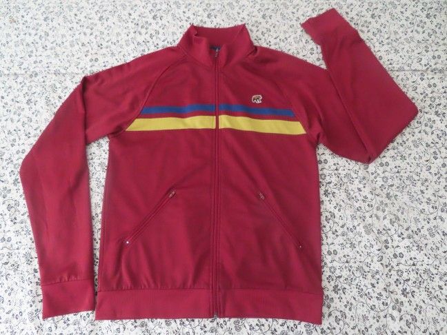 Men's Vintage Fossil Jean Stripe Track Suit Jacket Size M