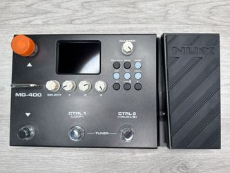 NUX MG-400 Guitar Multi Effects Processor Amp Modeler w/ LCD (A1D030512)