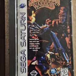 Skeleton Warriors Sega Saturn 1996 Video Game CIB Complete In Box With Manual