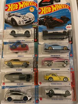 Assorted hot wheels