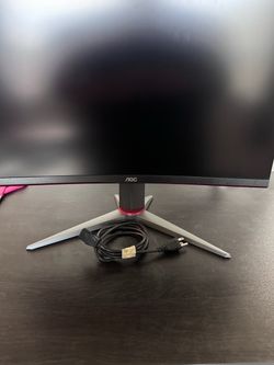 24inch curved AOC monitor